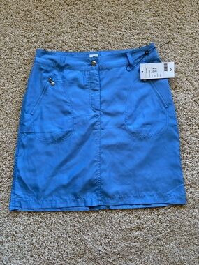 Daily Sports Bertha Golf Skort Blue Size US 6 NWT Mesh Lined Athletic Skirt